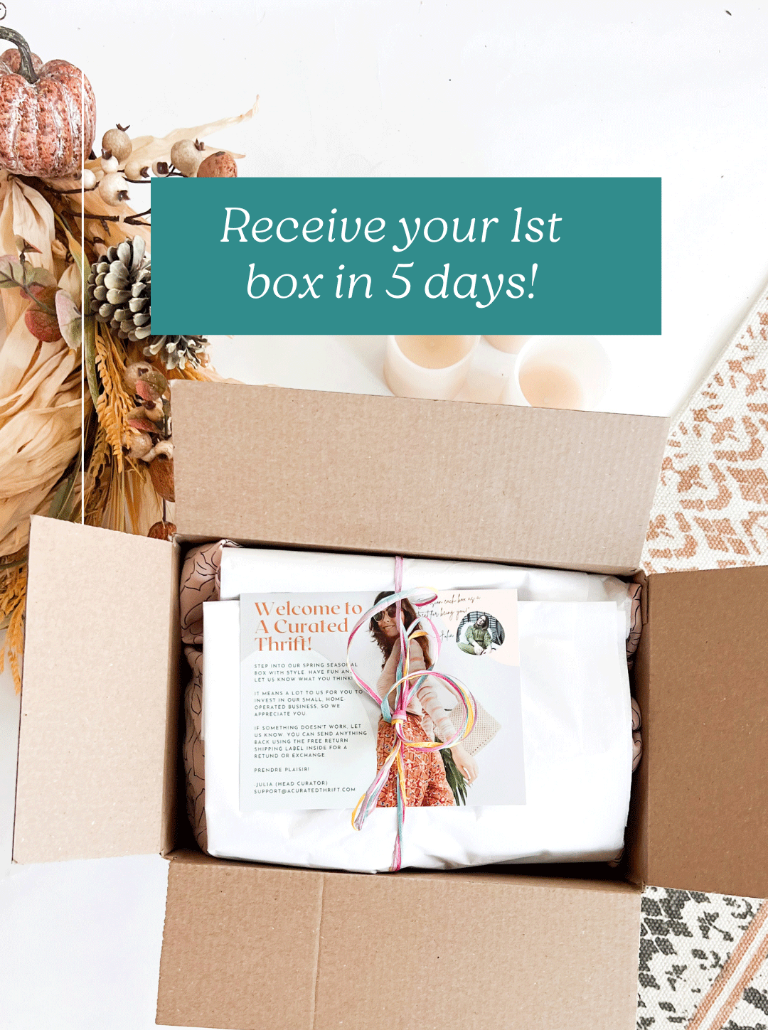 Curated Subscription Box Seasonal Vintage Subscription Box | A Curated Thrift Vintage Clothing ...